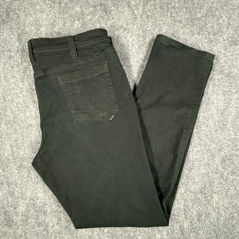 5.11 Tactical Defender-Flex Slim Fit Pants Mens 40x36 Ranger Green